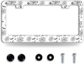Personalized Bats License Plate Frame Spider Web License Plate Frames Funny by NINANMY