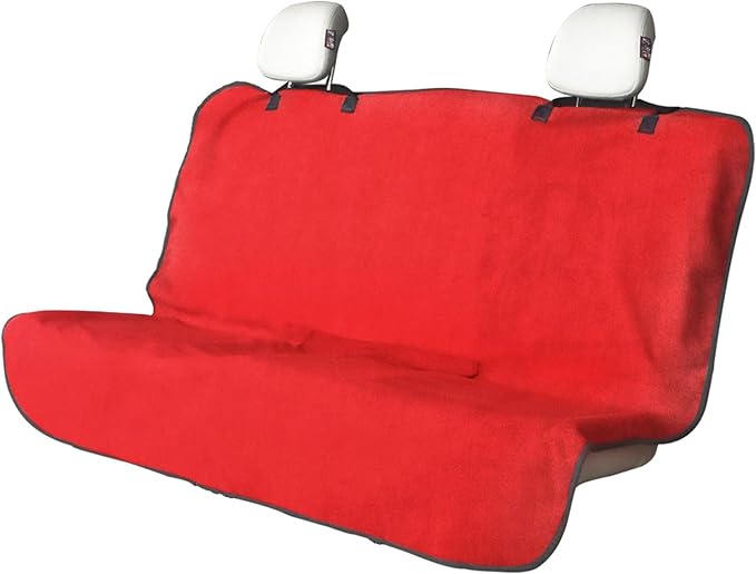 Back Seat Cover for Car Trucks Van SUV, Waterproof Rear Bench Towel Seat Covers by LoyaGour