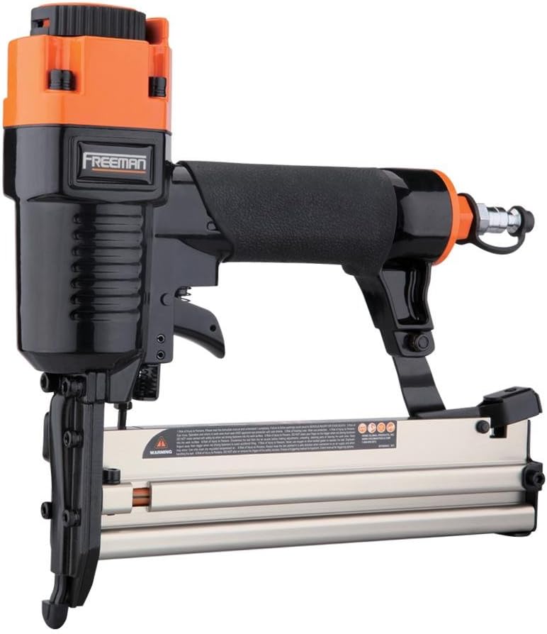 freeman complete pneumatic nailers and staplers kit (9-piece) showing dimensions