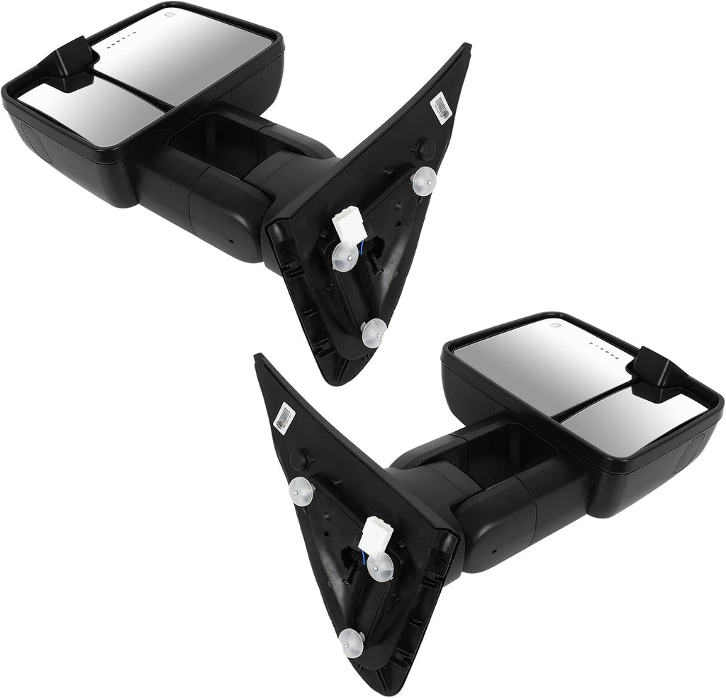 A Pair Towing Mirrors Fits 2007-2017 for Toyata Tundra, Power Adjusted View Mirror