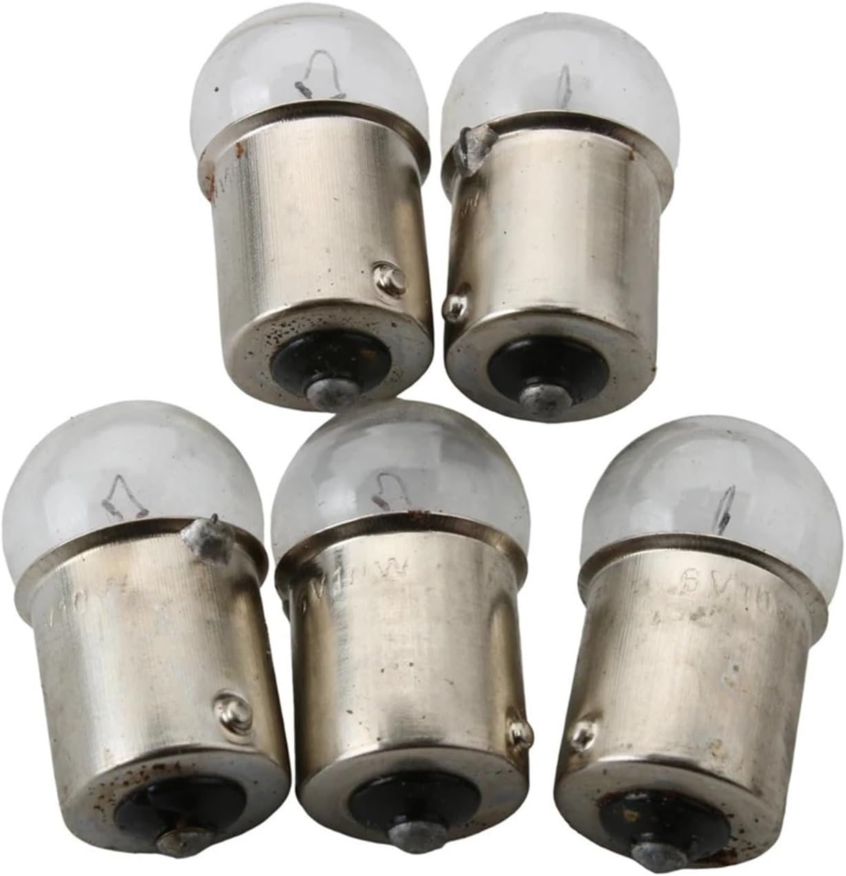 5pc 6V 10W Bulb BA15S G18 White For Motorcycle Scooter Motocross Karting 50cc 125cc 200cc 246510655
