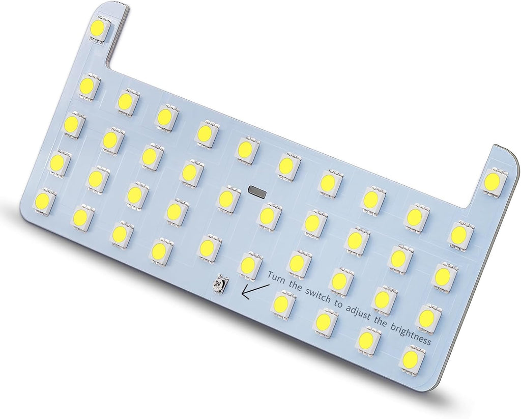 Rear Dome LED Light Board,6000K White Light,Cab Interior Lamp Upgrade Accessories,Fit For Toyota 3rd Gen Tacoma (2016-2023),FJ Cruiser (all series),4Runner (2007-2024),RAV4 (2005-2021)