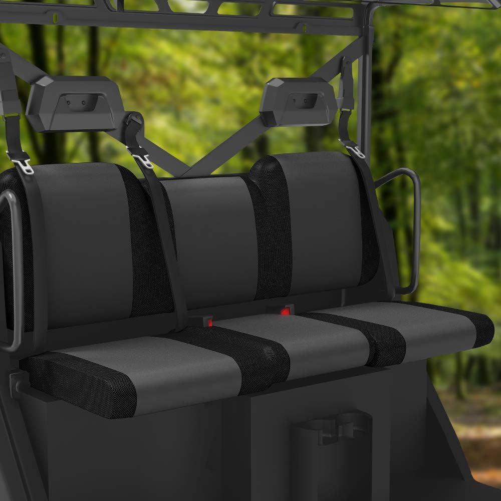KEMIMOTO 1680D UTV Seat Covers Set Compatible with Polaris Ranger 1000 2020-2026, Polaris Ranger XP 1000 2017-2021, Oxford Fabric Pet Toenail Proof Accessories