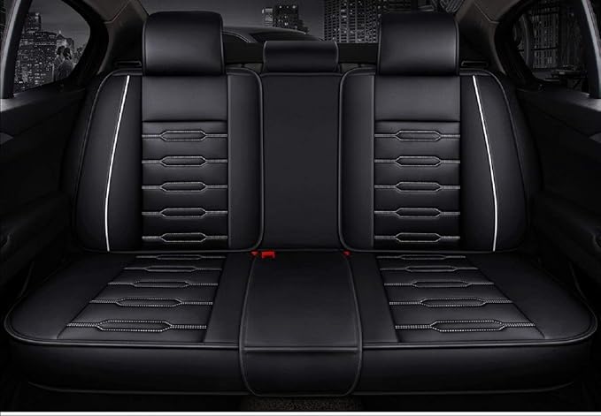 Seat Covers Full Set, Waterproof Leather Seat Covers - Image 3
