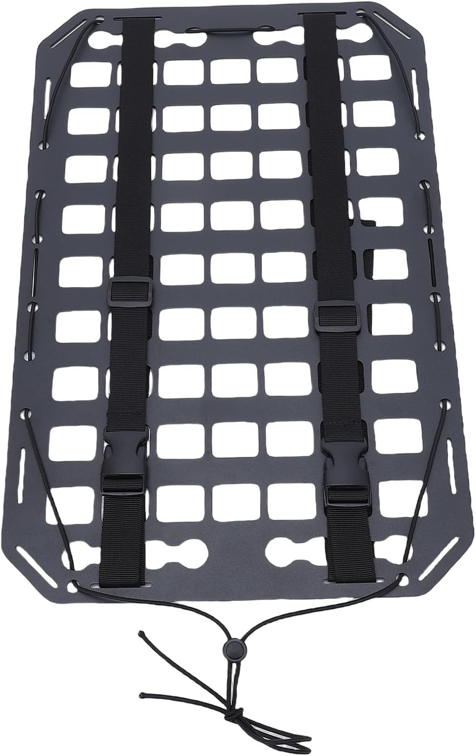 GOTOTOP Molle Panel, Aluminum Cargo Organizer with Versatile Storage, for SUV Truck RV Outdoor Gear