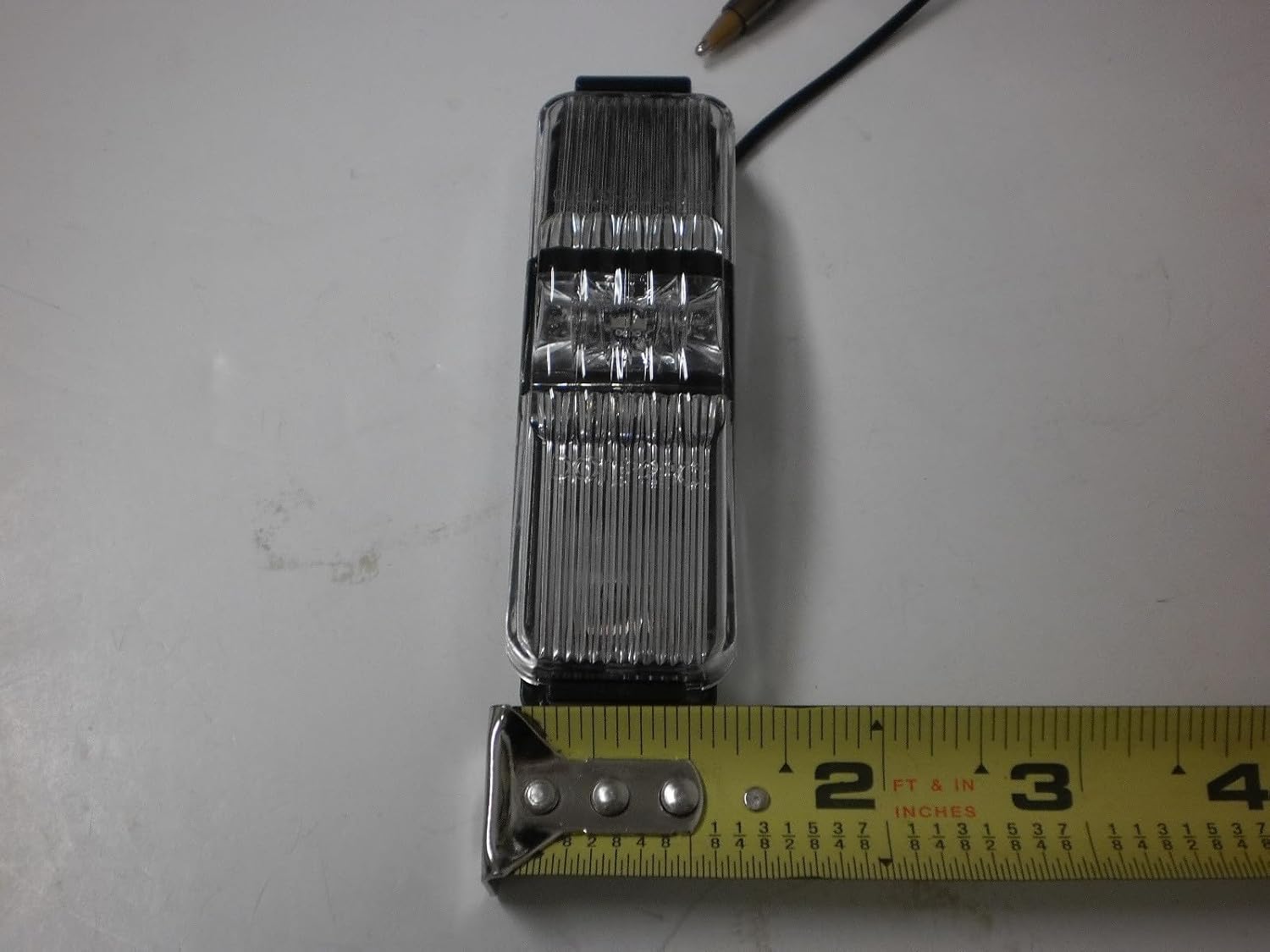 Red/Clear LED Clearance Side Marker Light 1x4 Camper/Trailer