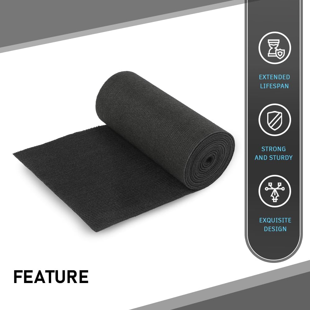CHEDA Boat Trailer Bunk Carpet, Ribbed Marine Bunk Carpet Trailer Step Carpeting Fit for Boat Trailer Bunks Runner, Decks, Boat Docks