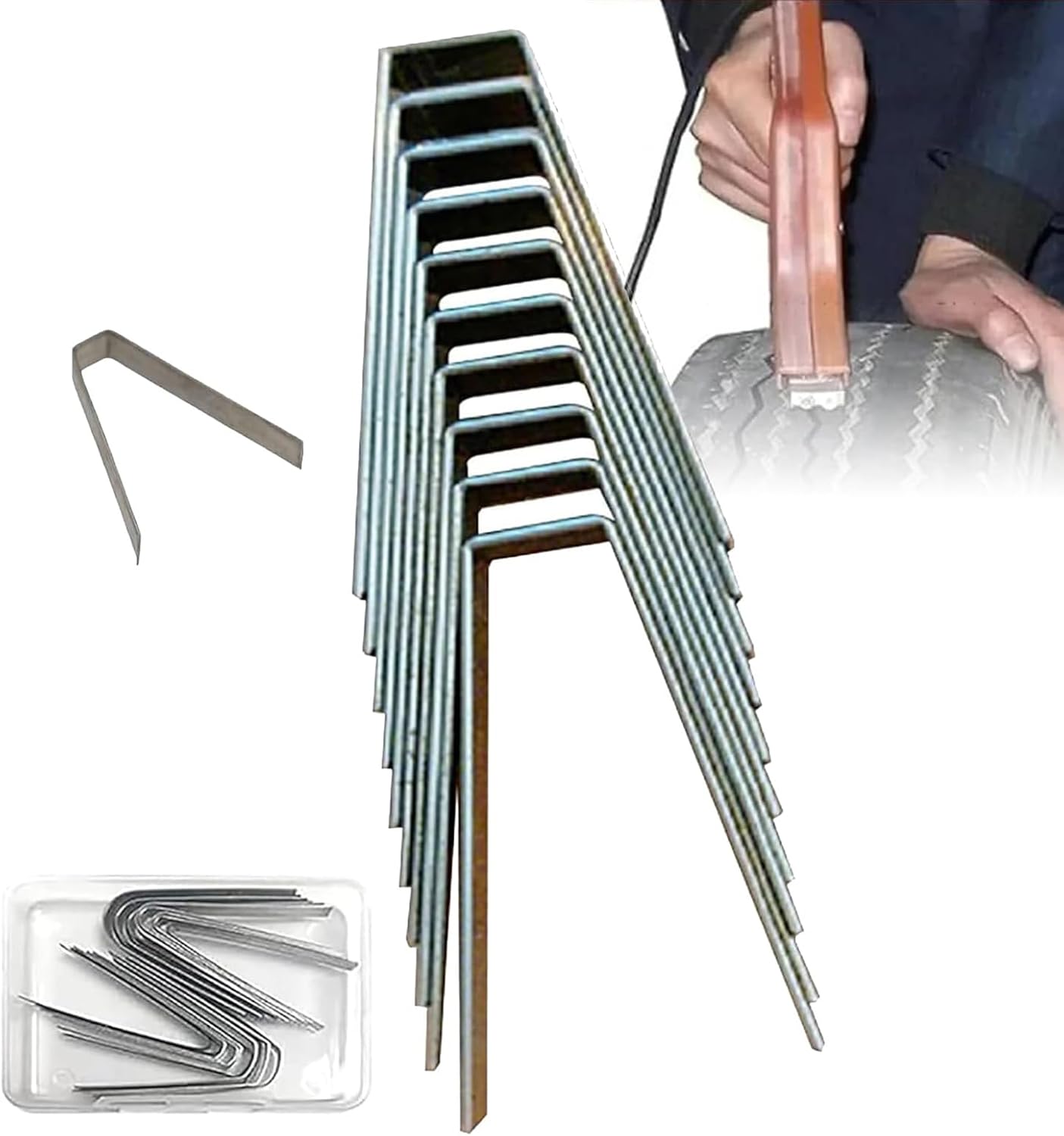 Tire Grooving Blades (20pcs), V/U Shape Rubber Stamping Engraving Blades, Uniform Heating, Wide Range of Applications, Efficient And Convenient, for Tire Grooving Machines,W6