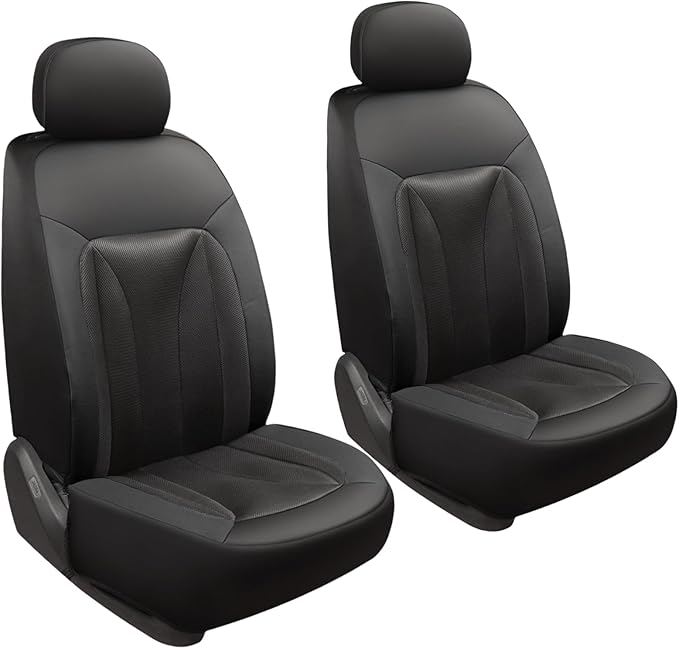 GIANT PANDA Front Seat Cover for Honda, 3D Air Mesh Bucket Car Seat Protectors by GIANTPANDA