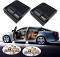 2X Custom Logo LED Projector Car Door Step Courtesy Welcome Lights