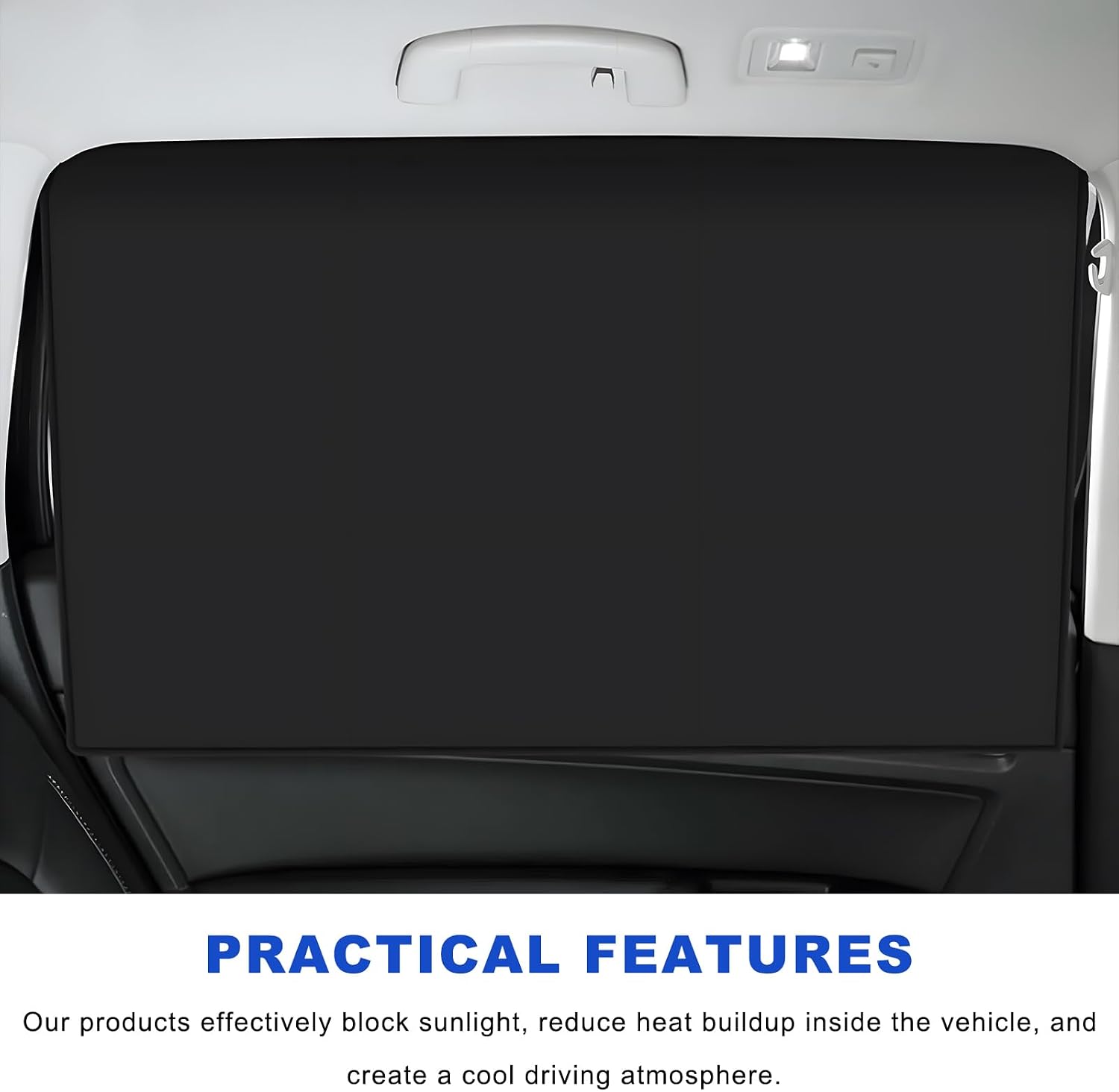 4 PCS Car Side Window Sun Shades, Magnetic Auto Side Window Sunshade Protects from Heat and UV Rays, Magnetic Sun Blocker Windows Cover for Most Vehicles, Car Accessories (Front/Rear Window)