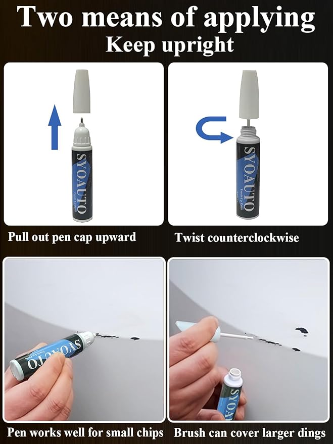 SYOAUTO Pearl White Touch Up Paint - Image 4