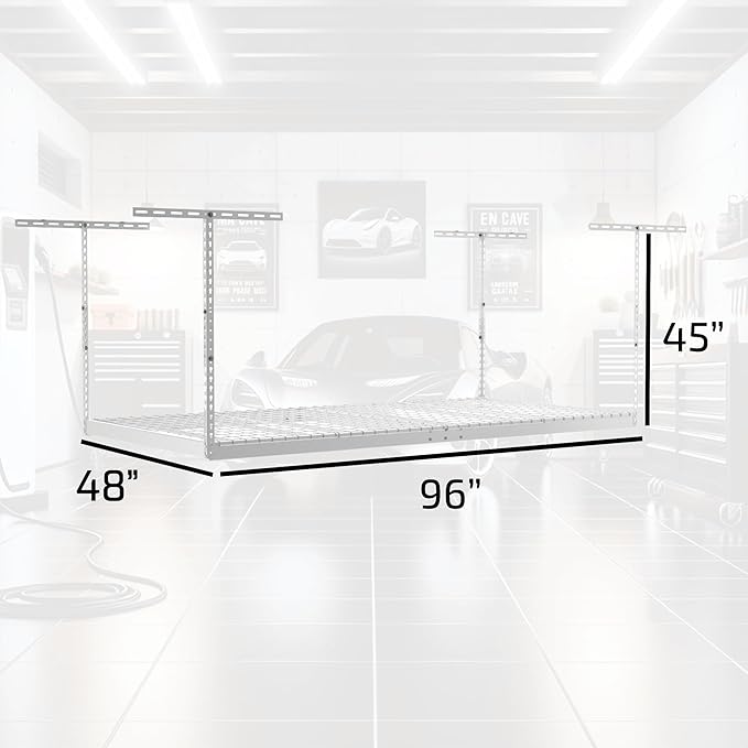 2-Pack 4 x 8 MonsterRax Overhead Garage Storage Rack, Ceiling Racks - Image 6