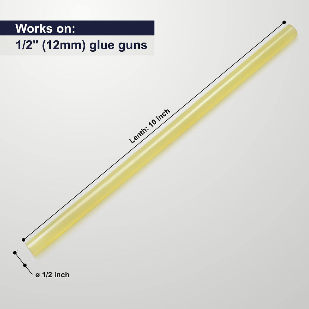 asa hot glue sticks 7/16" x 10" full, package contents