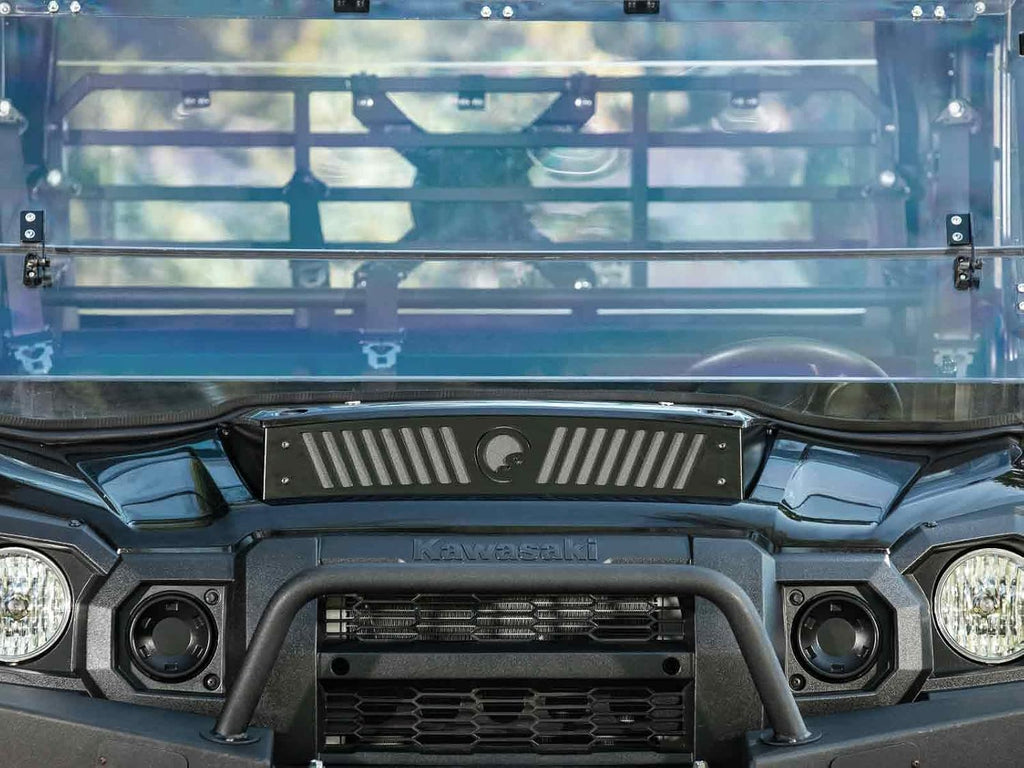 SuperATV Hood Scoop for 2016+ Kawasaki Mule Pro (See Fitment) | Made of Heavy Duty Steel Plating | Increases Airflow to Your Cab | Powder coated for Extra Durability