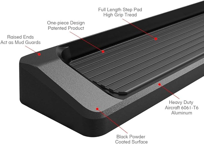 APS Black Running Boards Style Compatible - Image 5