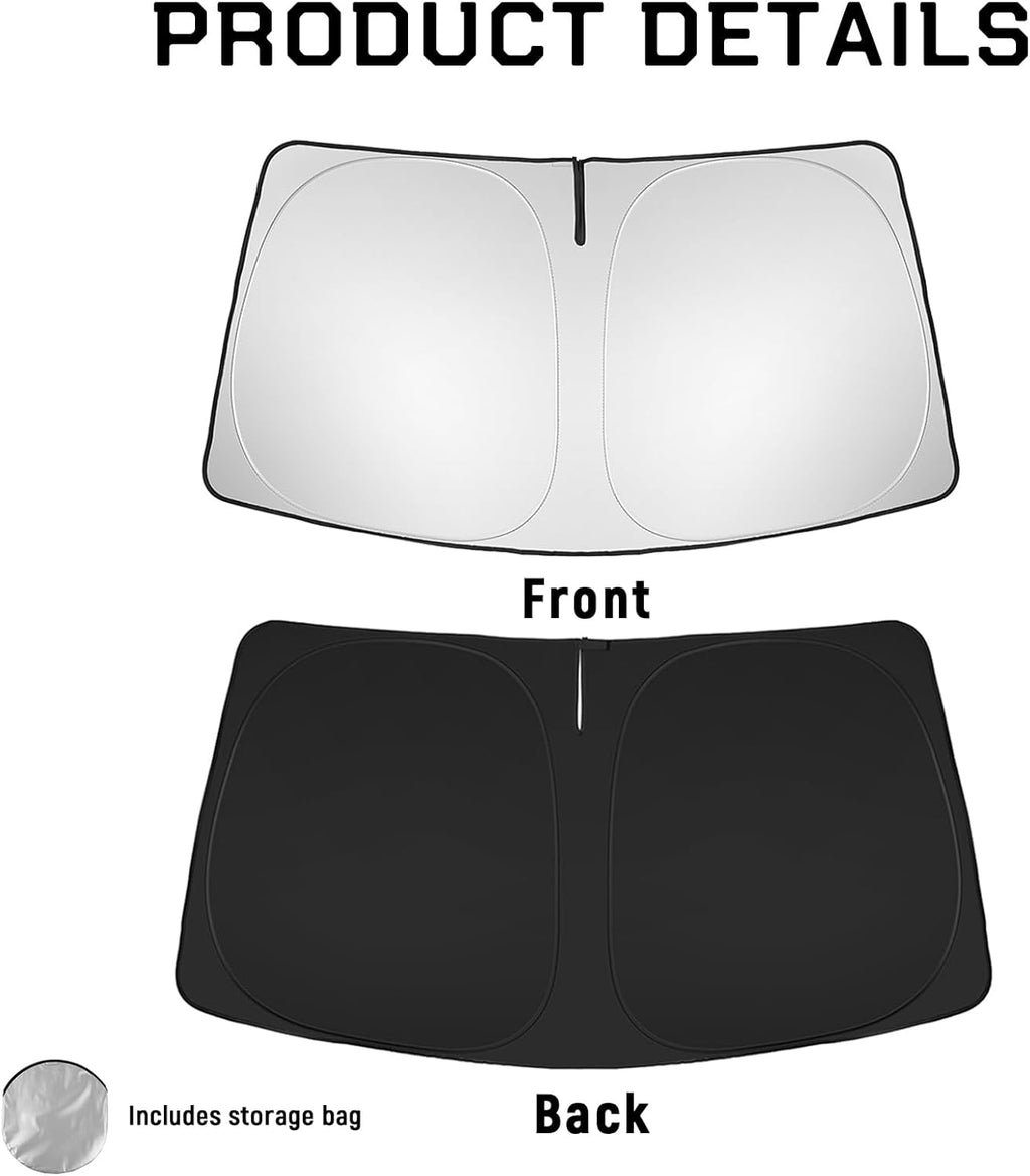 Upgraded Windshield Sunshade for Honda 2023-2026 CRV Foldable Accessories Folding Sun Shade Windshield Heat UV Rays Visor Protection