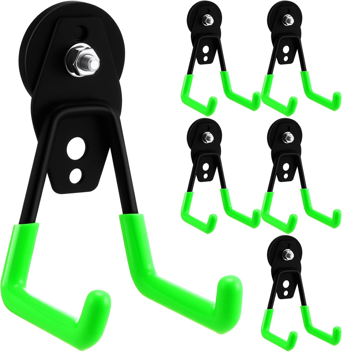 Landhoow Large Magnetic Hooks Heavy Duty Garage Magnet Hooks Strong Storage
