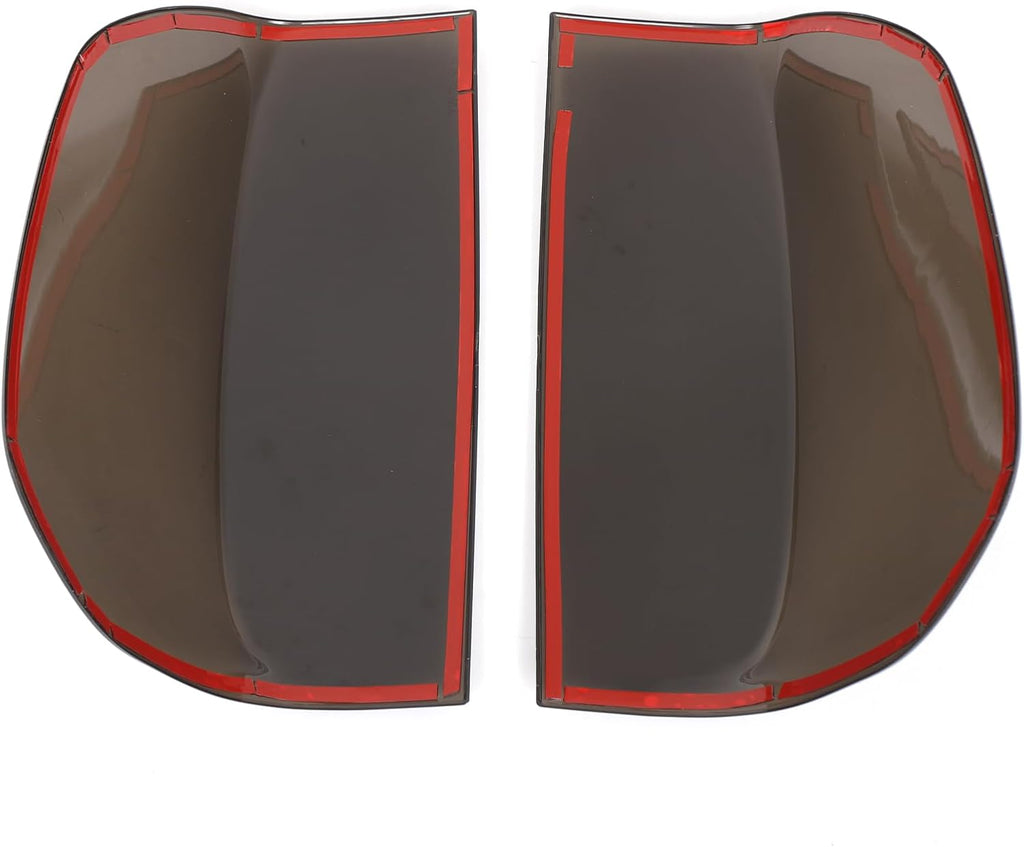 Rear Tail light Cover Compatible with Honda Ridgeline 2017-2025, Tail Brake Light Guard Cover Bezels, Reverse Tail Lamp Shell Shade, Smoked Headlight Protection Accessories, ABS