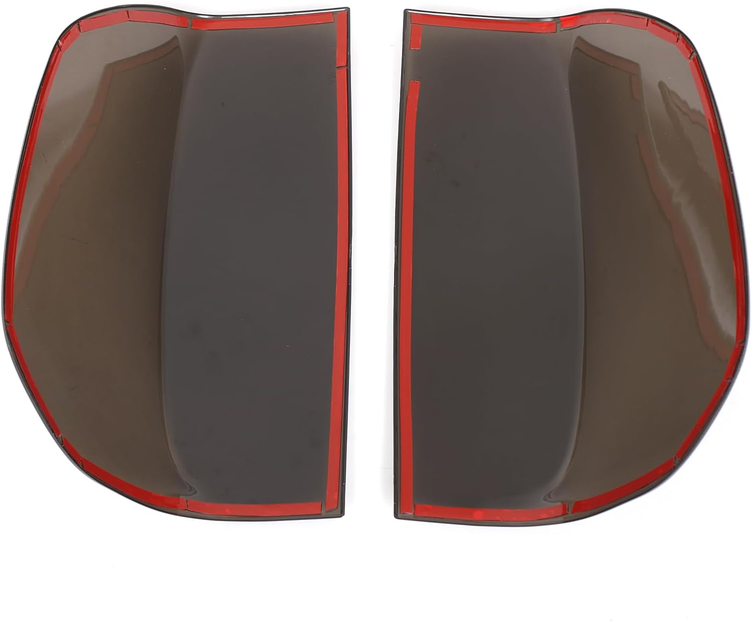 Rear Tail light Cover Compatible with Honda Ridgeline 2017-2025, Tail Brake Light Guard Cover Bezels, Reverse Tail Lamp Shell Shade, Smoked Headlight Protection Accessories, ABS