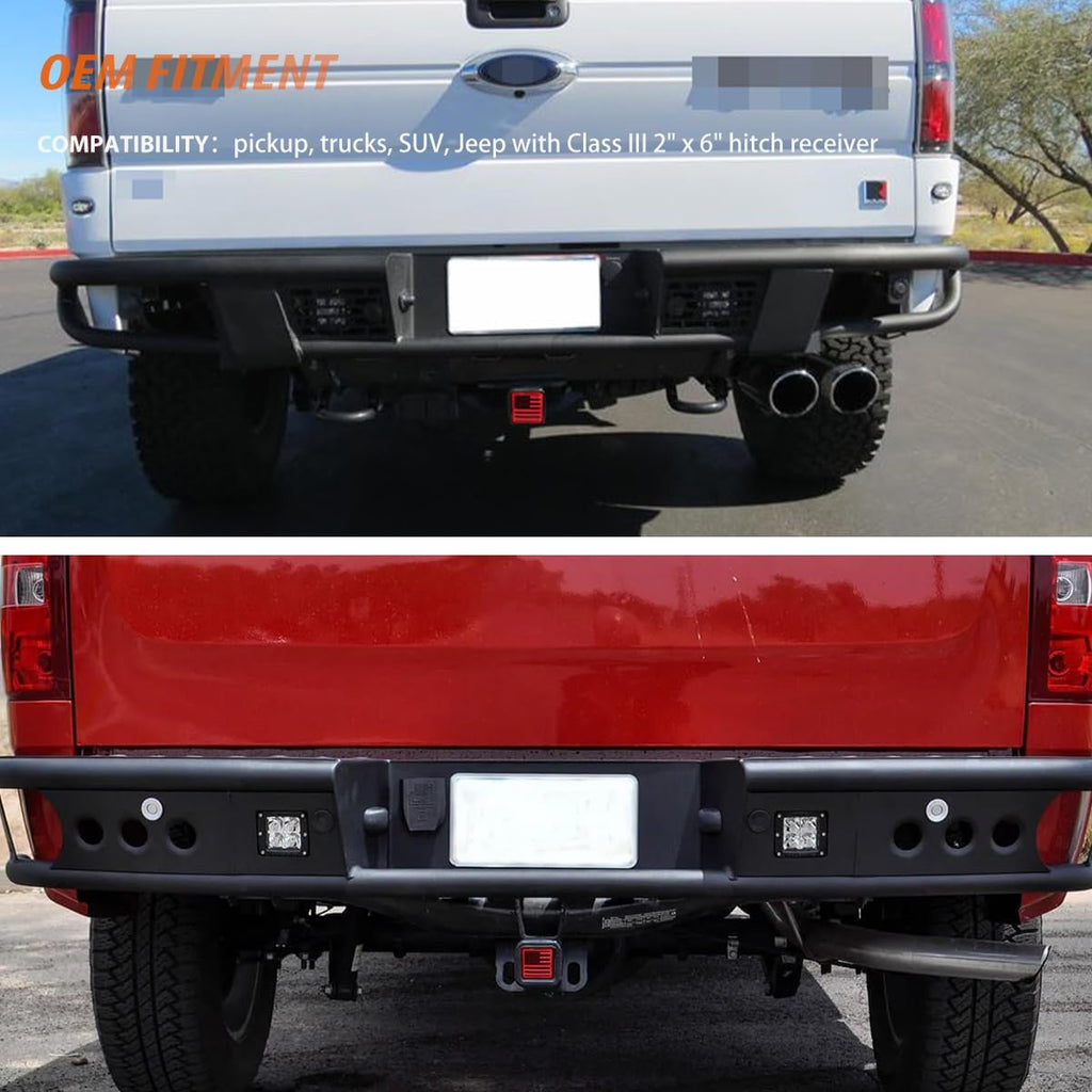 Adiil 2''Size 15-LED Brake Light Trailer Hitch Cover Fit Towing & Hauling，Smoked Lens Tow Hitch Driving & Brake Lamp (Type05)