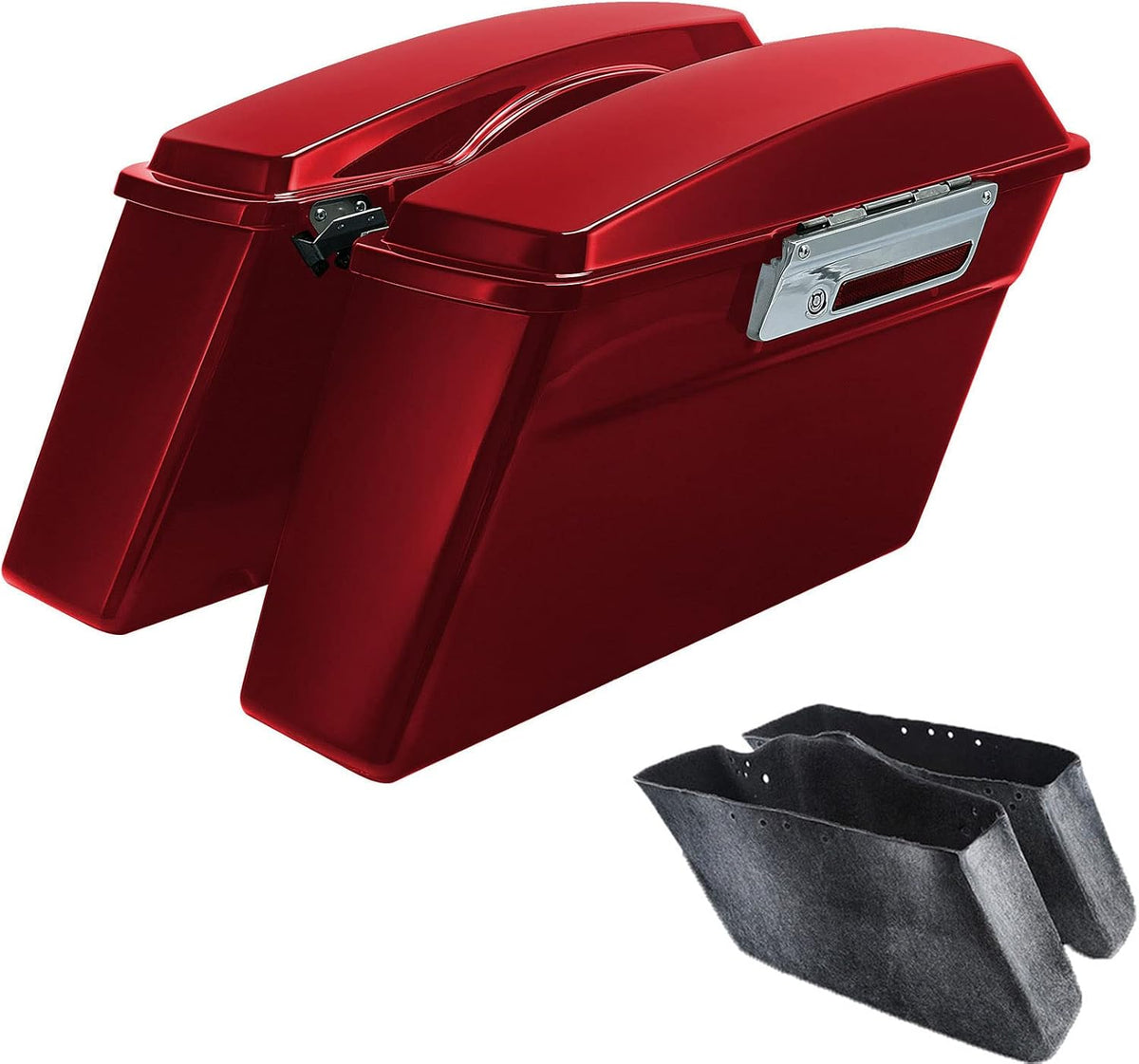 Green-L Red Hard Saddlebags Fit