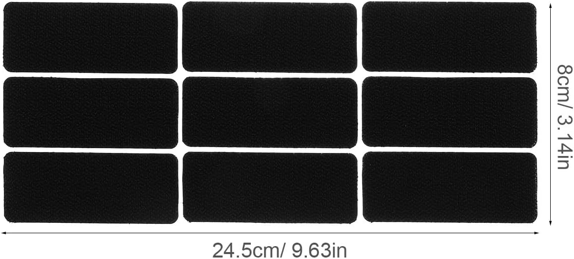 Car Carpet Fixing Stickers 18 Pairs Double-Sided Adhesive Non-Slip Car Floor Mat Holders High Temperature Resistant for Automotive Interior Floor Mats