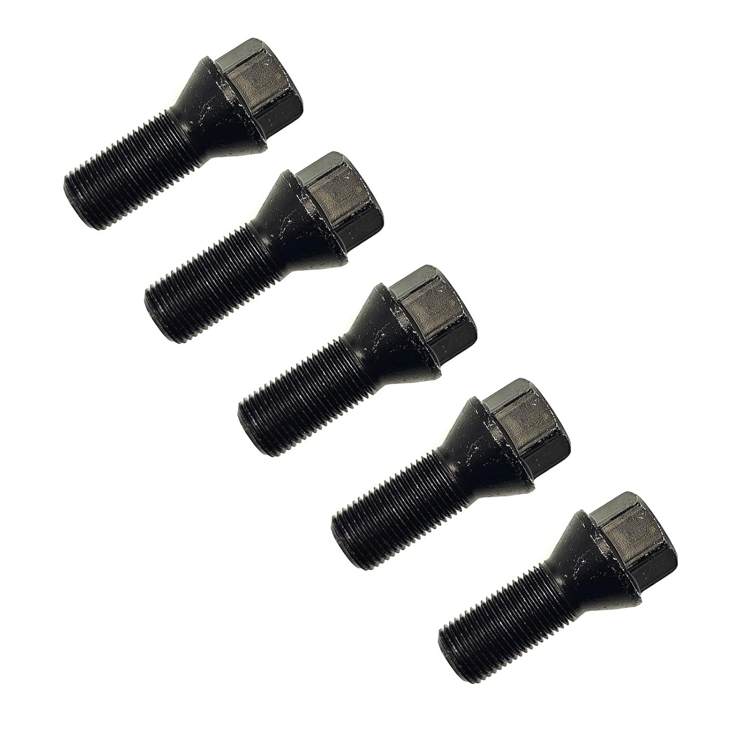 AMCC 14mm x 1.25 Wheel Lug Bolts (5Pcs) Replace: 36136781151 36136890324 | Compatible with BMW F30 F35 F10 F25 X3 E70 X5