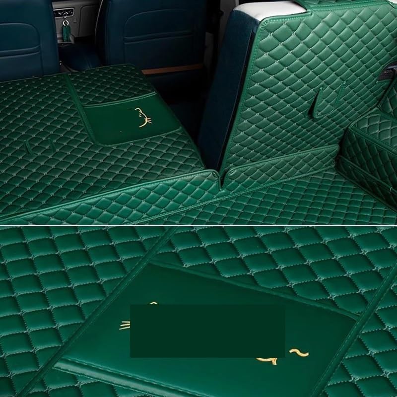 Full Coverage Leather Trunk Mat Compatible with GWM ORA 03 Funky Cat Good Cat 2025 2024 Rear Backrest Mats Boot Liner Tray Carpet(B3)