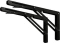 clt 18" black folding shelf brackets max. load, main product view