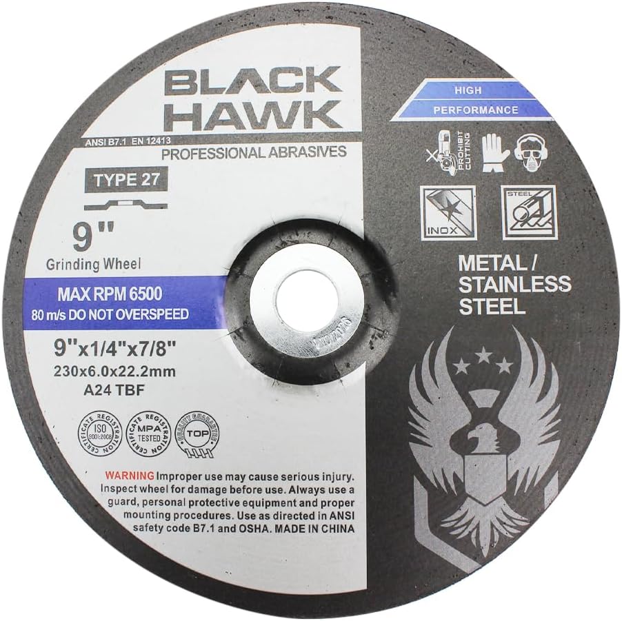 bha 9 x 1/4 x 7/8 metal grinding, main product view