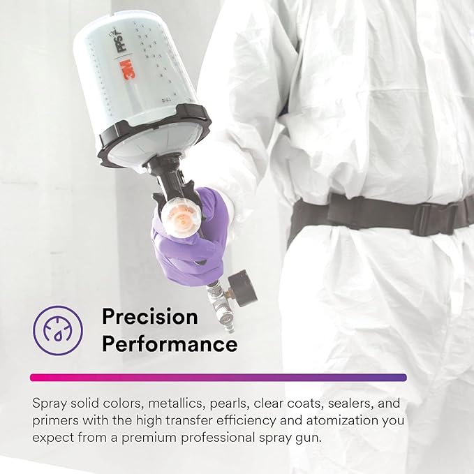 3M Performance Gravity HVLP Atomizing Head Refill Kit, Size 1.3, - Image 6