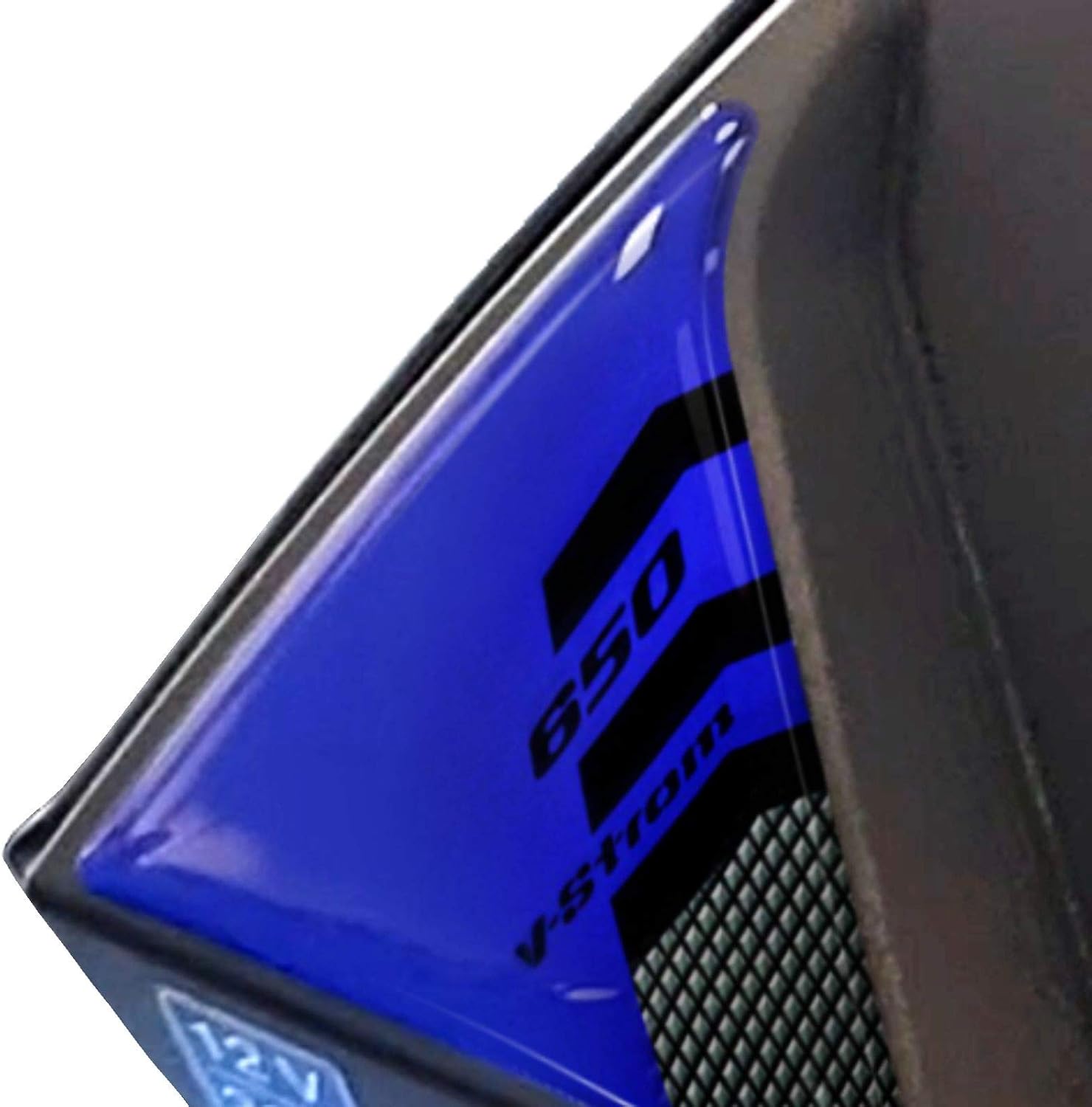 Resin Bike Motorcycle 3D Stickers Compatible with Suzuki V-Strom 650 XT ABS 2020-2021 Black-Blue. Dashboard Protector from Bumps and Scratches. Motorcycle Resin Stickers - Made in Italy