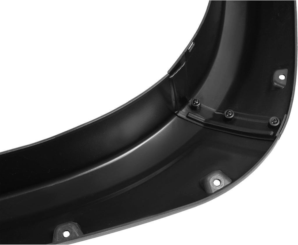 4Pcs Fender Flares Set Compatible with 2002-2009 Dodge Ram 1500 2500 3500 (Not Fit 06-09 8ft Bed Models) with Fleetside 76.3 inch Bed Pocket Riveted Front & Rear Wheel Arch Cover Protector