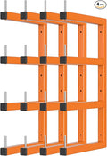 4-Pack Lumber Storage Rack, Wood Storage Racks Wall Mount, Heavy Duty Garage by Riciakik