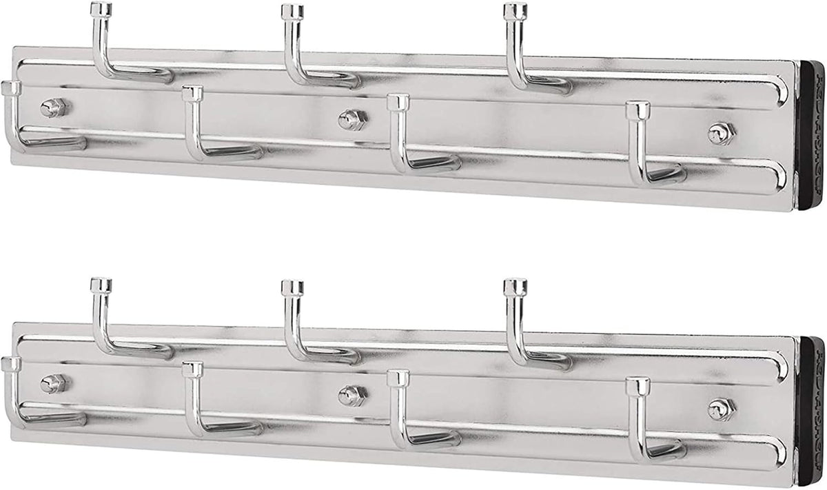 rev-a-shelf sliding belt rack for closets, min opening, main product view