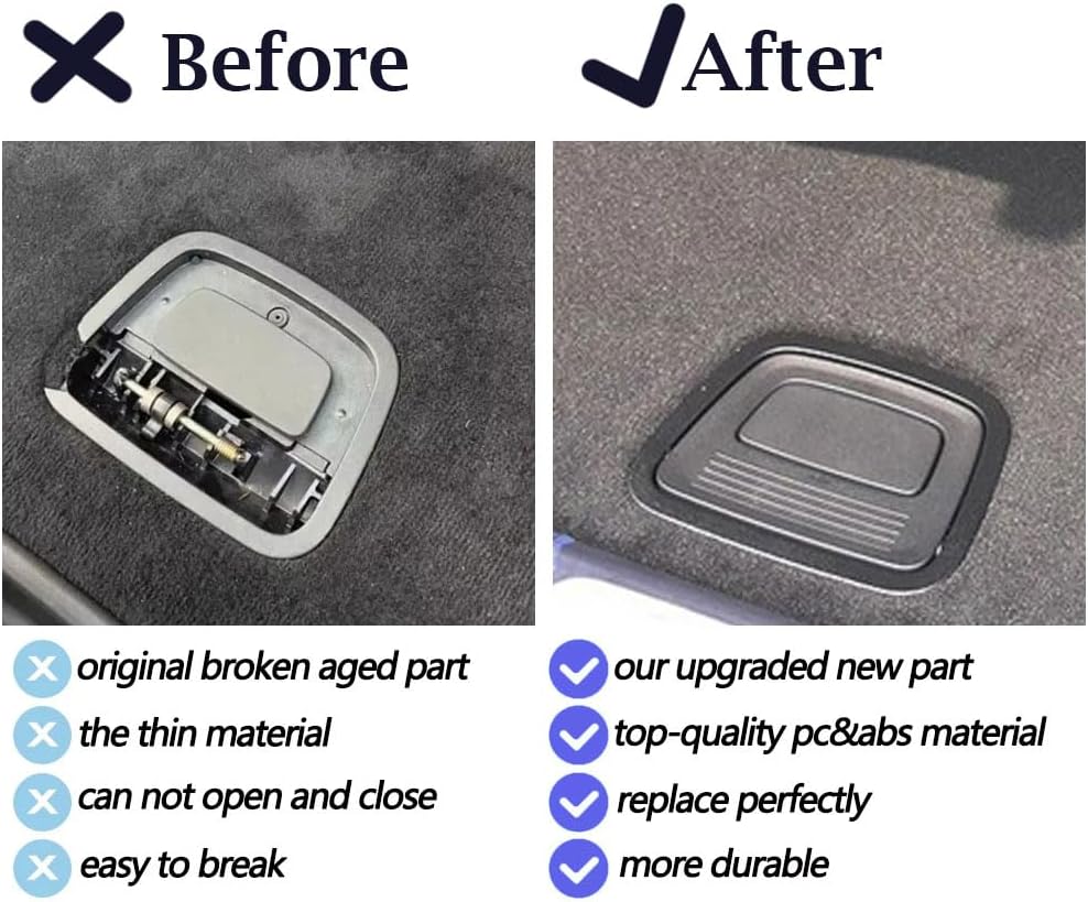Trunk Mat Carpet Switch Handle for Mercedes Benz | Rear Trunk Mat Floor Carpet Handle Repalcement, for BENZ ML W166/GLC X253/S W222/GL GLS GLE GLA, Without Locking Function