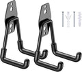 2 Pack Garage Hooks with Anti-Slip Coating Heavy Duty Wall Mount Hooks by Unknown