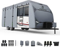 VINPATIO RV Cover 20-22ft: 7 Layers Heavy Duty RV & Trailer Cover, Travel Trailer Cover, Camper Cover, Toy Hauler Cover with Extra Windproof Straps, Tongue Jack Cover, Gutter Covers