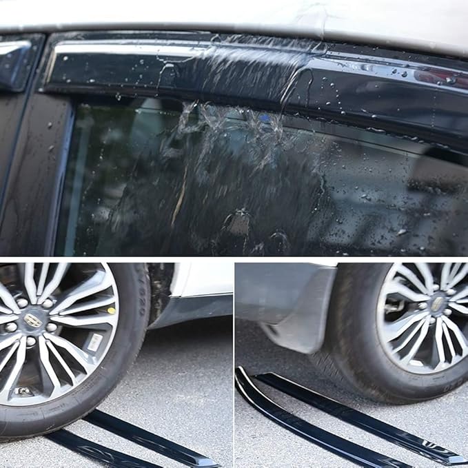 MA38 Side Window Visor Wind Vent Deflector fit - Image 2