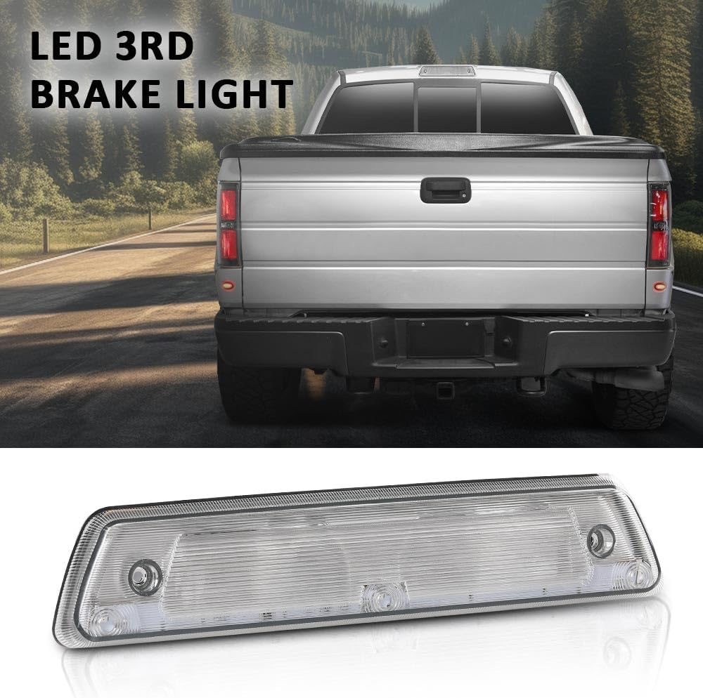 ALLGOOD LED Third 3rd Brake Light | Compatible with Ford F150 SVT Raptor 2010-2014, Fit Lincoln Mark LT 2011-2014 AL3Z-13A613-G, AL3Z13A613G