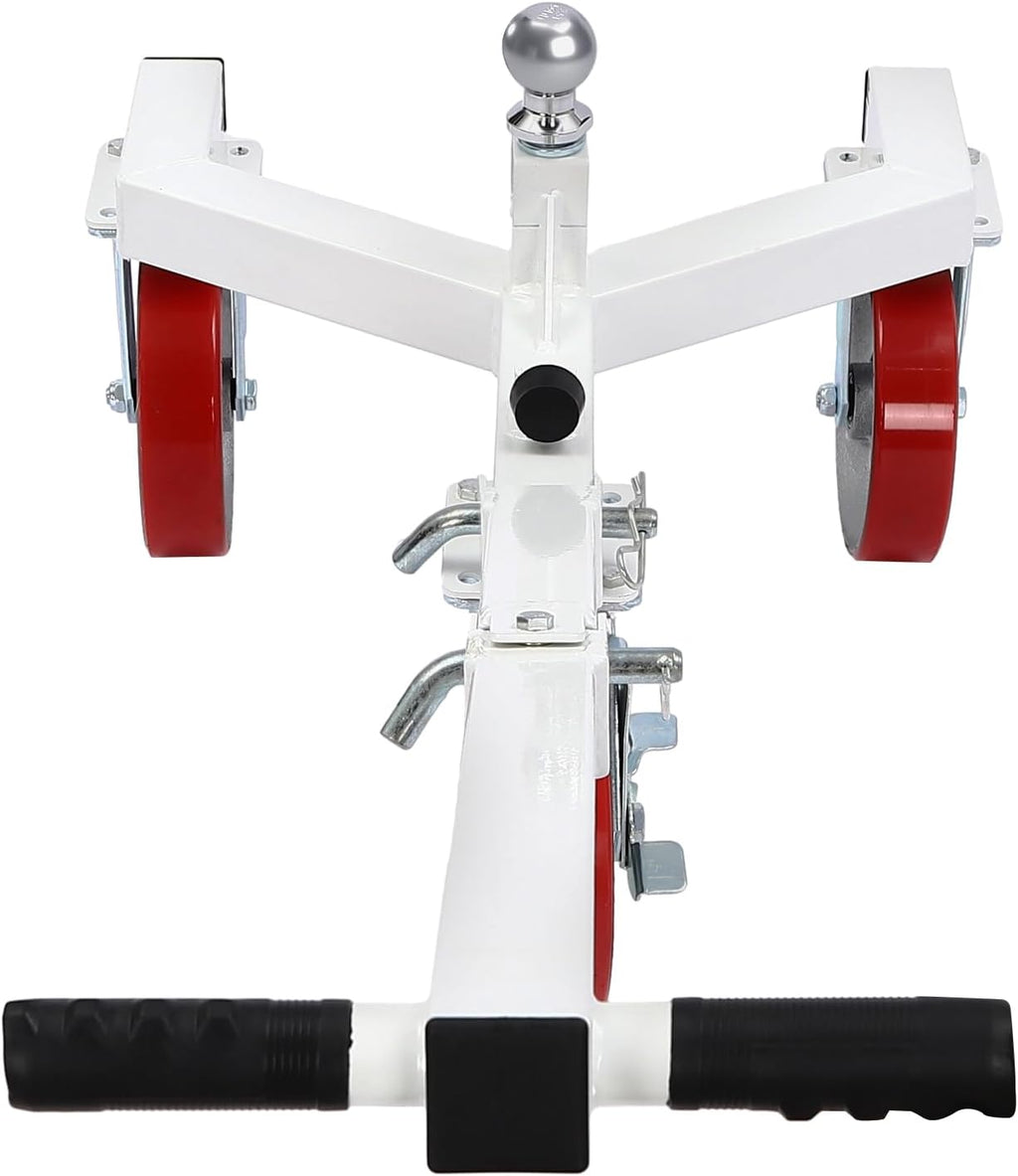 Trailer Dolly, Adjustable Trailer, Trailer Mover 3500lbs, Adjustable Height and Tie Down Angle for RVs, Boats, Garages