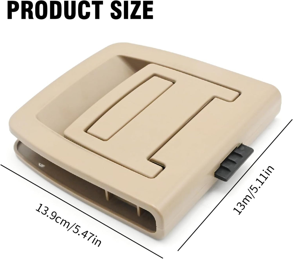 UOIENRT 51479120283 Rear Trunk Mat Handle Replacement for BMW X5 E70/F15 2006-2018, X6 E71/F16 2008-2019, 5 Series E60/F11/F07 2003-2016, Replaces 51477267484(Beige)