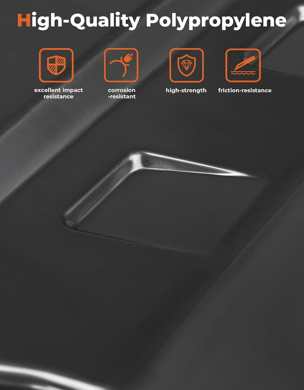KEMIMOTO Hood Scoop Kit Compatible With Kawasaki Mule Pro FXT/DXT/DX/FX 2015-2024, Vented Hood Cover with Mesh Grill for Enhanced Airflow & Engine Cooling