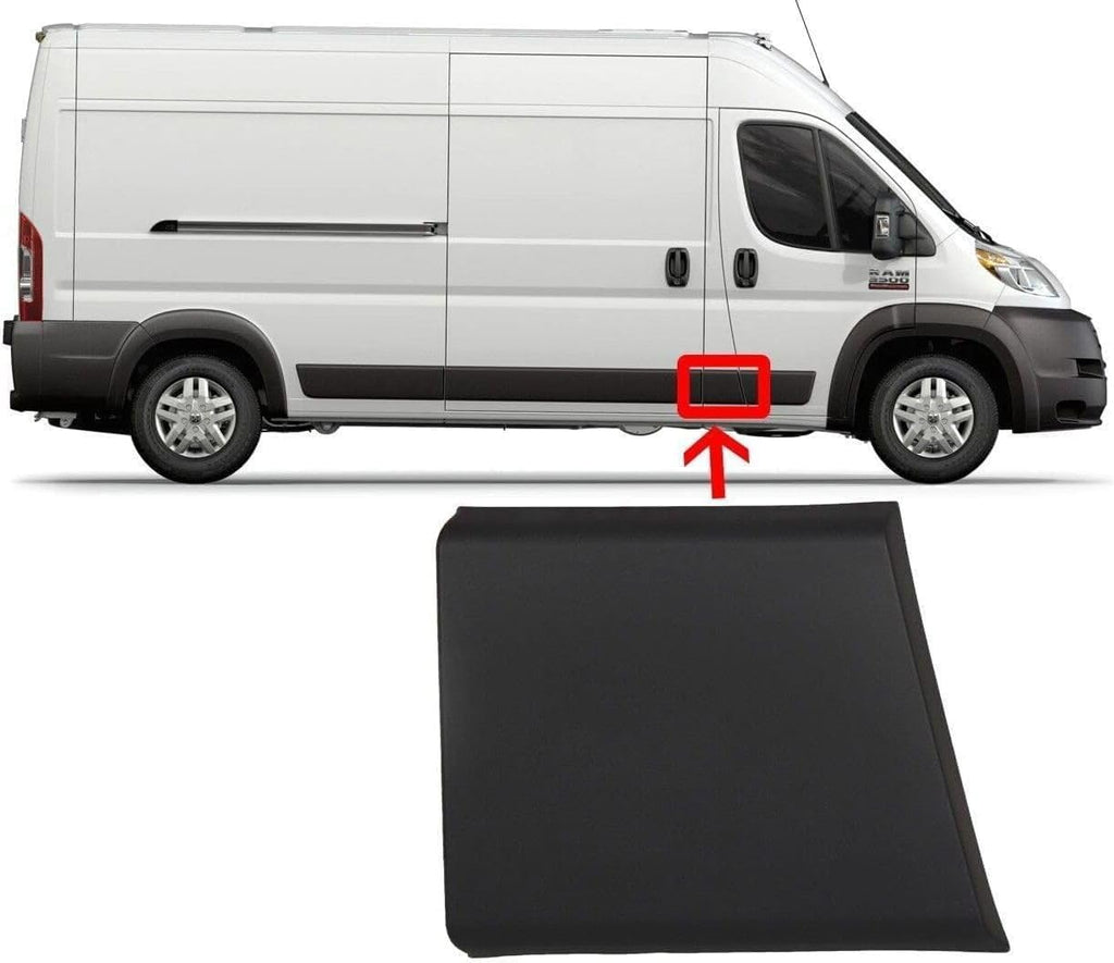 for RAM PROMASTER 2019-2025 Right Passenger Side Trim MOLDING Cover Black (B Pillar)