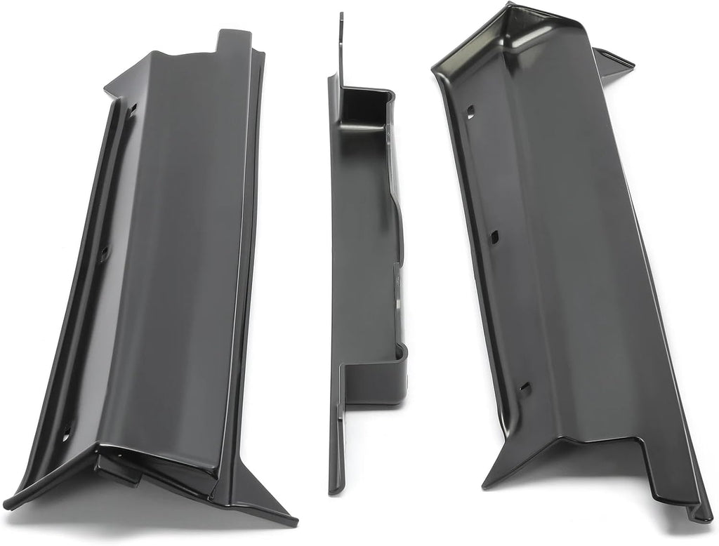 3PCS Bumper Fillers For 1977-1979 Cadillac DeVille Fleetwood Brougham | Color: Black,Material: High quality Plastic,Placement : Left, Rear, Right,rear bumper filler replacement panels
