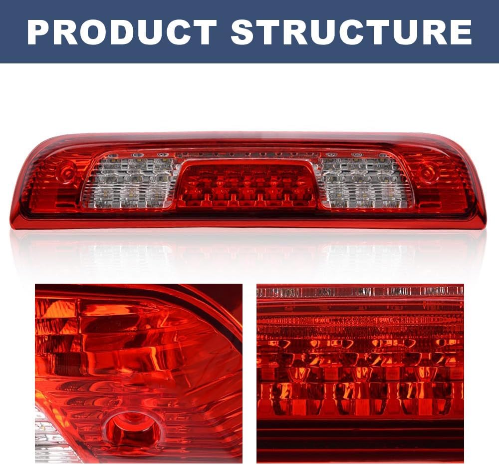 PIT66 LED 3rd Brake Light, Fit Silverado/Sierra 1500 2500HD 3500HD 2014-2018