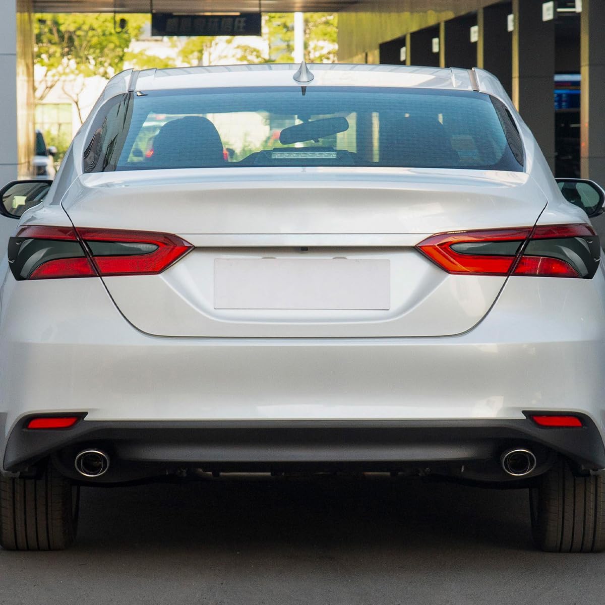 Tail Light Cover Compatible for 2018 2019 2020-2023 2024 Toyota Camry Accessories Tail Light Lamp Guard Trim Frame