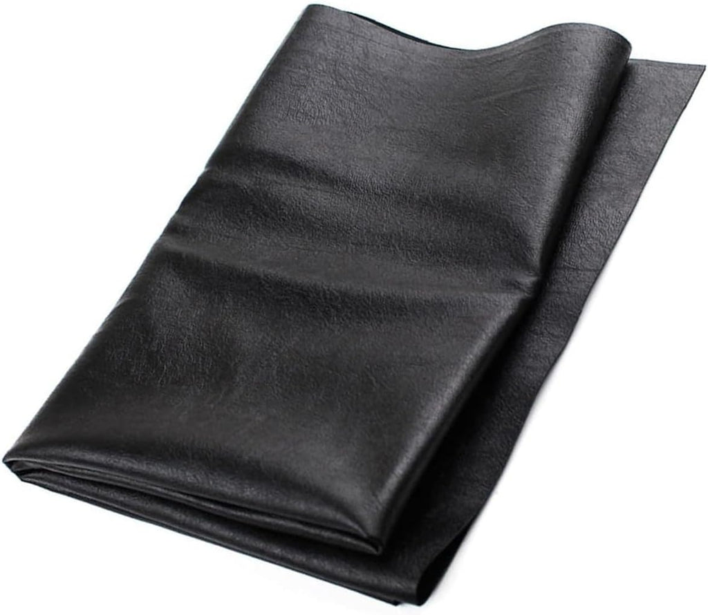 Motorcycle Seat Cover, 39.37" x 27.56" Leather Elastic Scooter Seat Cover Replaced, Universal DIY Seat Protector for Motorcycle, Scooter or Electric Vehicle (Black)