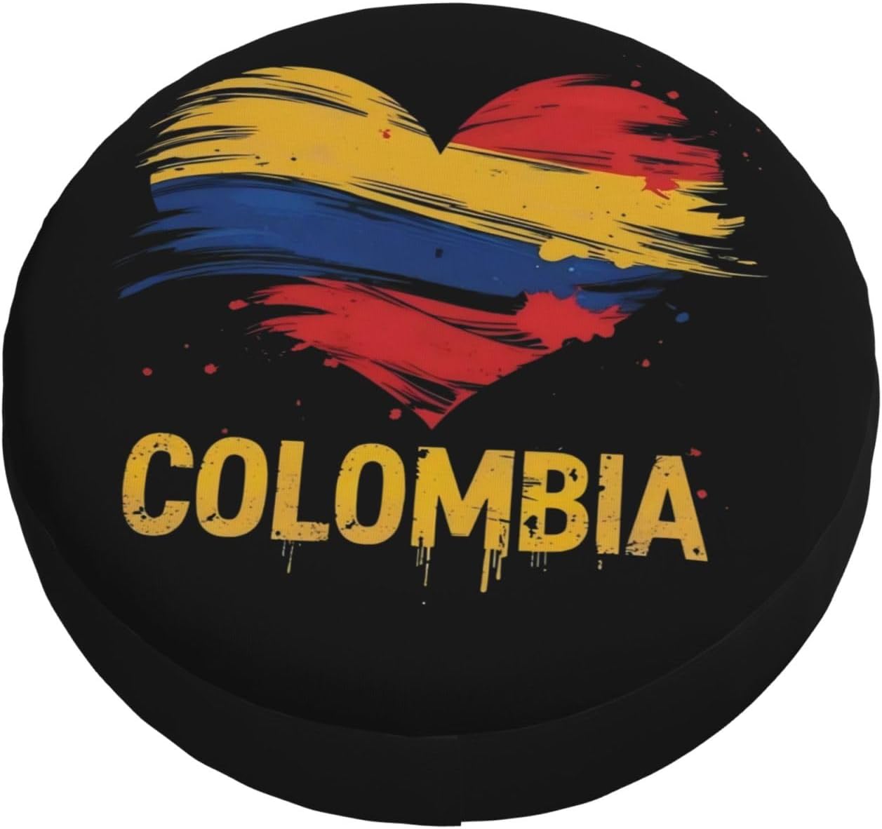 Colombian Flag Spare Tire Cover Waterproof Sunproof Universal Fit for SUV Jeep Trailer RV Wheel Protectors Outdoor Accessories
